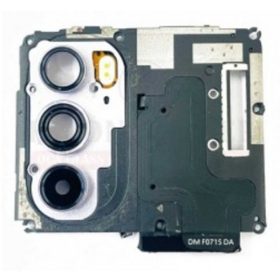 Camera Lens Glass With Frame For Motorola Edge X30 5g White By - Maxbhi Com