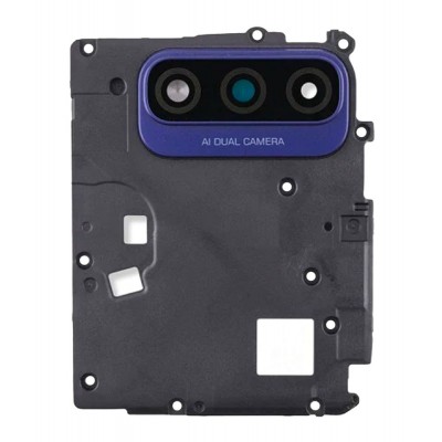 Camera Lens Glass With Frame For Motorola Moto G Pure 2021 White By - Maxbhi Com