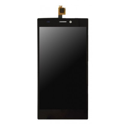 Lcd With Touch Screen For Wiko Ridge 4g Black By - Maxbhi Com