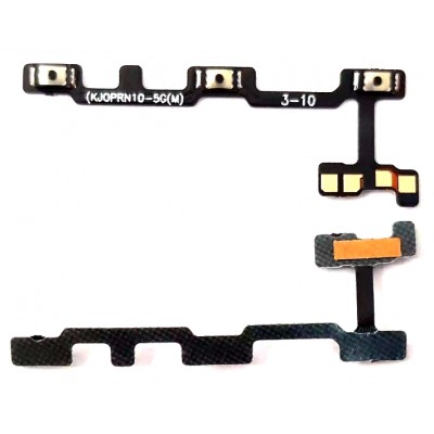 Power Button Flex Cable For Oppo Reno10 5g On Off Flex Pcb By - Maxbhi Com