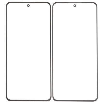 Replacement Front Glass For Oppo Reno10 5g Black By - Maxbhi Com