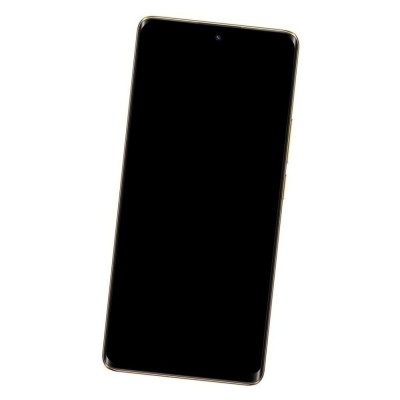 Lcd Frame Middle Chassis For Realme Narzo 60 Pro 5g Black By - Maxbhi Com