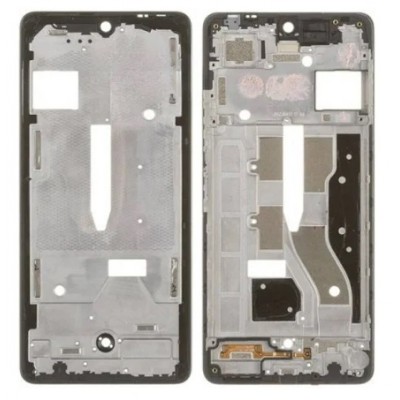 Lcd Frame Middle Chassis For Tecno Camon 20 Premier Blue By - Maxbhi Com