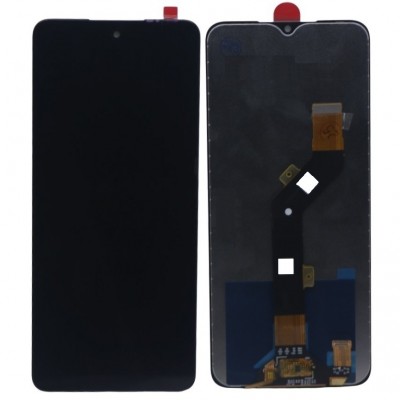 LCD with Touch Screen for Tecno Pop 4 Pro Black