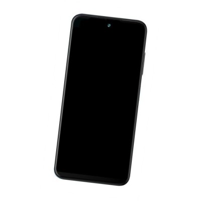 Camera Lens Glass with Frame for Lava Blaze 2 Black