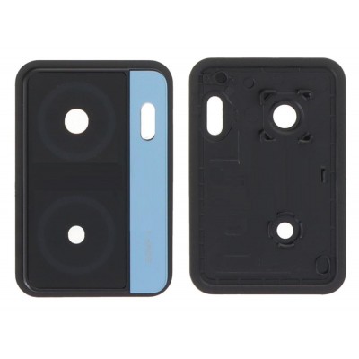 Camera Lens Glass With Frame For Oppo A57s Blue By - Maxbhi Com