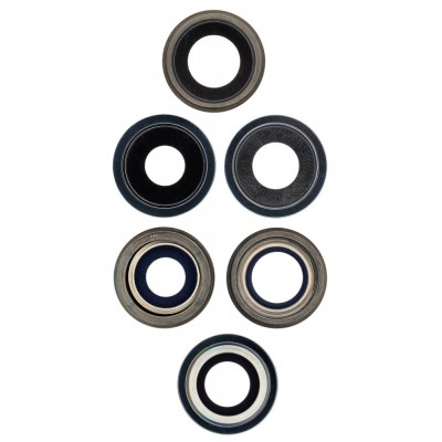 Camera Lens Glass with Frame for Apple iPhone 12 Pro Max Blue