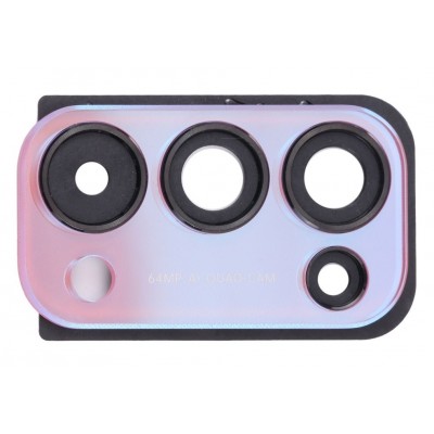 Camera Lens Glass With Frame For Oppo Reno 5 Pro 5g Red By - Maxbhi Com