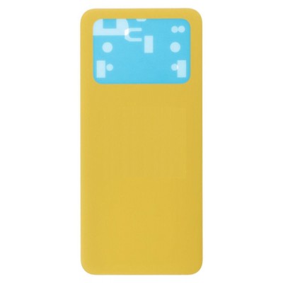 Back Panel Cover For Xiaomi Poco M4 Pro Yellow - Maxbhi Com