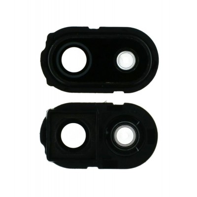 Camera Lens Glass with Frame for Xiaomi Redmi 7A Black