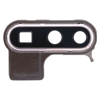 Camera Lens Glass With Frame For Huawei P30 Pro White By - Maxbhi Com
