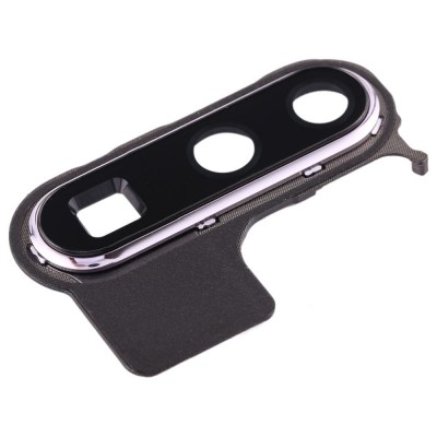 Camera Lens Glass With Frame For Huawei P30 Pro White By - Maxbhi Com