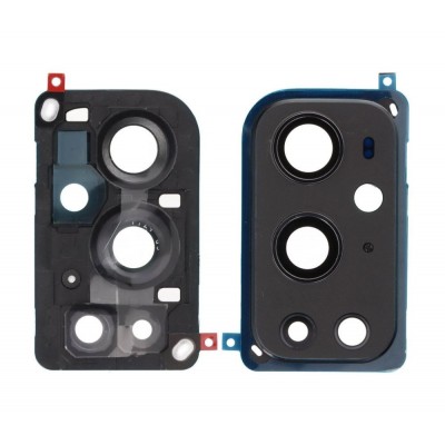 Camera Lens Glass With Frame For Oneplus 9 Pro Grey By - Maxbhi Com