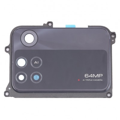 Camera Lens Glass with Frame for Xiaomi Poco M4 Pro White