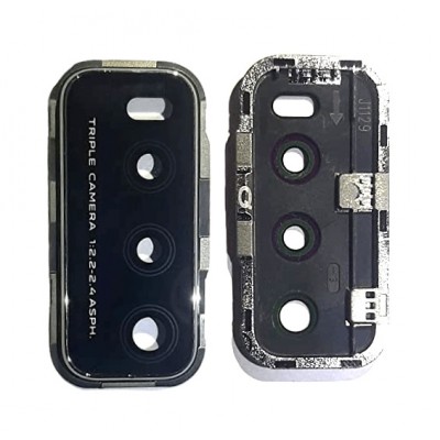 Camera Lens Glass with Frame for Vivo Y12s Black