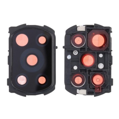 Camera Lens Glass with Frame for Xiaomi Poco X3 Pro Bronze