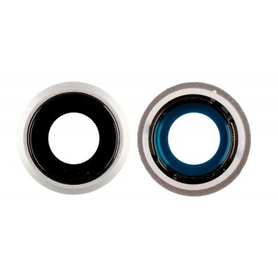 Camera Lens Glass With Frame For Apple Iphone 8 256gb White By - Maxbhi Com