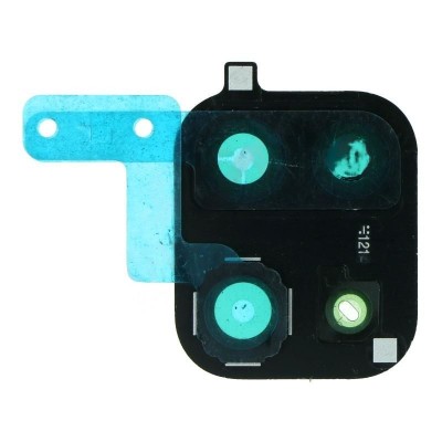 Camera Lens Glass With Frame For Samsung Galaxy Note 10 Lite Black By - Maxbhi Com