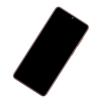 Camera Lens Glass with Frame for Samsung Galaxy M02 Red