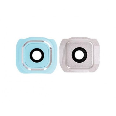 Camera Lens Glass With Frame For Samsung Galaxy S6 Blue By - Maxbhi Com