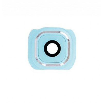 Camera Lens Glass With Frame For Samsung Galaxy S6 Blue By - Maxbhi Com