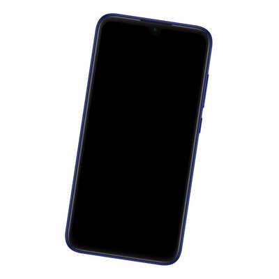 Camera Lens Glass with Frame for Xiaomi Mi Play White