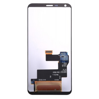 Lcd With Touch Screen For Lg Q6 Plus Black By - Maxbhi Com
