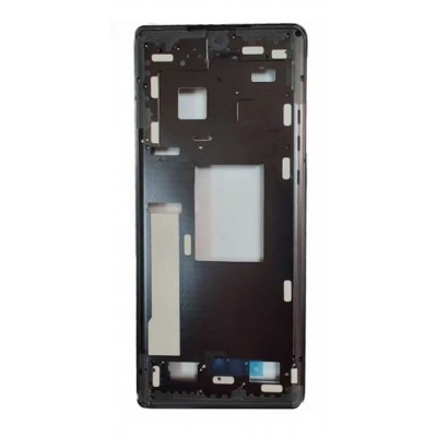 Lcd Frame Middle Chassis For Motorola Moto X30 Pro Black By - Maxbhi Com