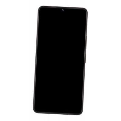 Lcd Frame Middle Chassis For Vivo Y27 4g Black By - Maxbhi Com