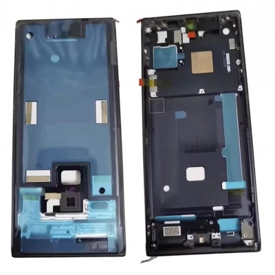 Lcd Frame Middle Chassis For Zte Nubia Z40 Pro 5g Silver By - Maxbhi Com