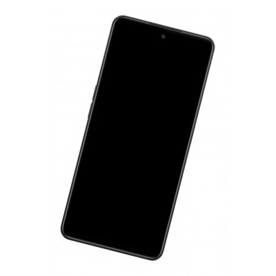 Lcd Frame Middle Chassis For Oppo A98 5g Black By - Maxbhi Com