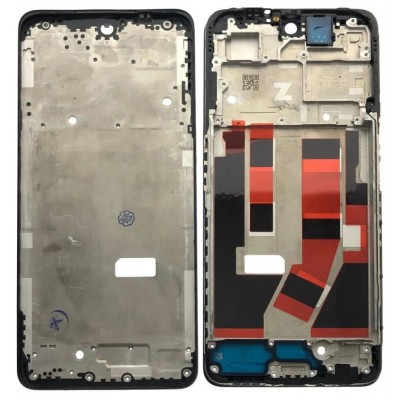 Lcd Frame Middle Chassis For Oppo A98 5g White By - Maxbhi Com
