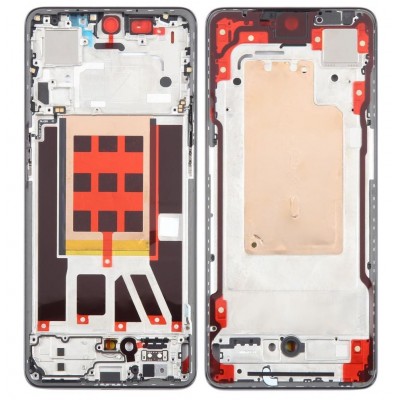 Lcd Frame Middle Chassis For Oppo Reno9 5g Black By - Maxbhi Com