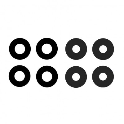 Camera Lens for Honor X8a Cyan
