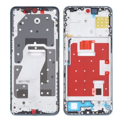 Lcd Frame Middle Chassis For Honor X8a Cyan By - Maxbhi Com