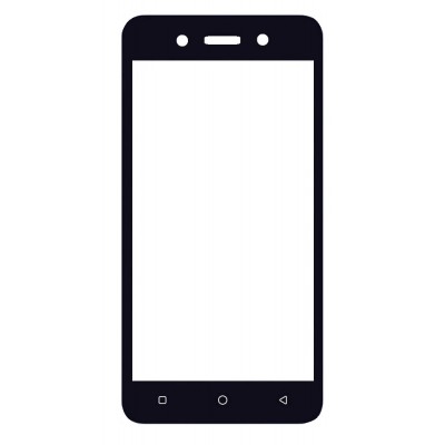 Replacement Front Glass For Itel A23s White By - Maxbhi Com