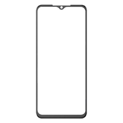 Replacement Front Glass For Itel A60 Black By - Maxbhi Com