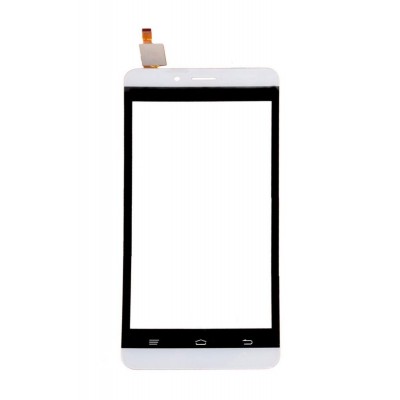 Touch Screen Digitizer For Intex Aqua Q7 White By - Maxbhi Com