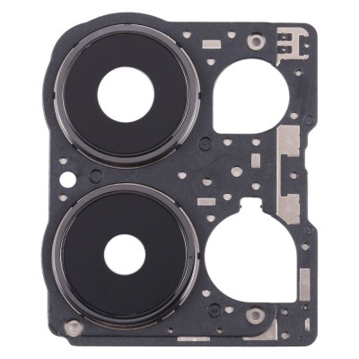 Camera Lens Glass With Frame For Oppo Reno9 Pro Plus White By - Maxbhi Com