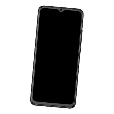 Camera Lens Glass with Frame for Itel S23 Black