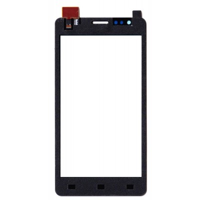 Touch Screen Digitizer For Intex Aqua N11 Black By - Maxbhi Com