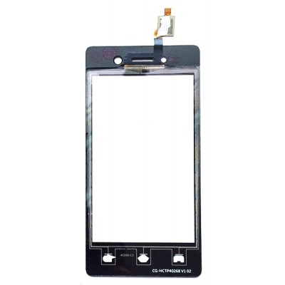 Touch Screen Digitizer For Lava Iris 510 Black By - Maxbhi Com