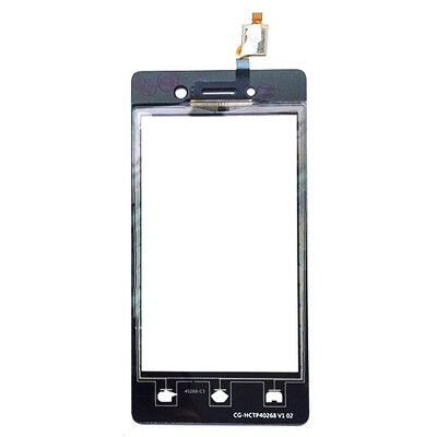 Touch Screen Digitizer For Lava Iris 510 Black By - Maxbhi Com