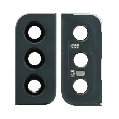 Camera Lens Glass With Frame For Samsung Galaxy S21 5g Black By - Maxbhi Com