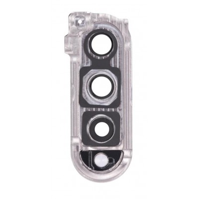 Camera Lens Glass With Frame For Samsung Galaxy Z Fold 3 Silver By - Maxbhi Com