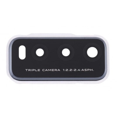 Camera Lens Glass with Frame for Vivo Y20s Black