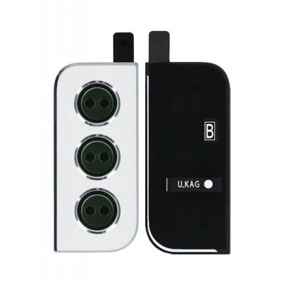 Camera Lens Glass With Frame For Samsung Galaxy S21 Plus White By - Maxbhi Com