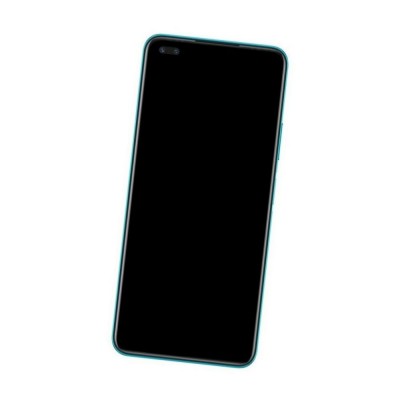 Camera Lens Glass with Frame for Infinix Note 8 Blue