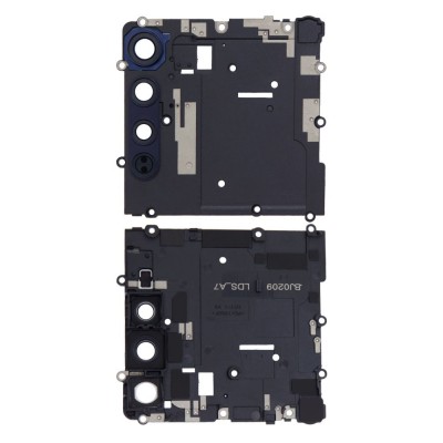 Camera Lens Glass with Frame for Motorola Edge Black