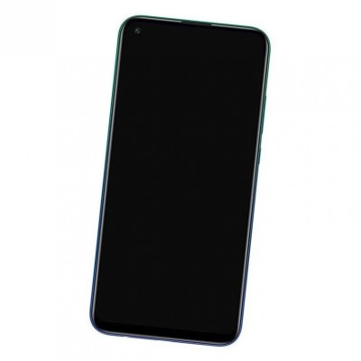 Camera Lens Glass with Frame for Huawei Y7p White